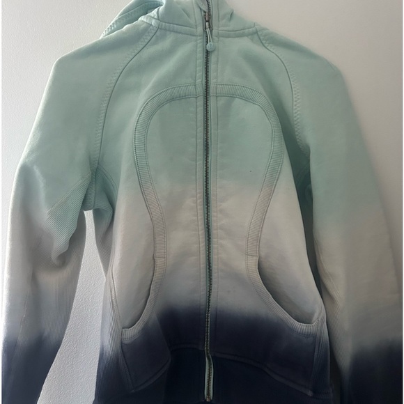 lululemon athletica Jackets & Blazers - Blue Ombre Size 10 Lululemon Special Edition Women’s Scuba Jacket